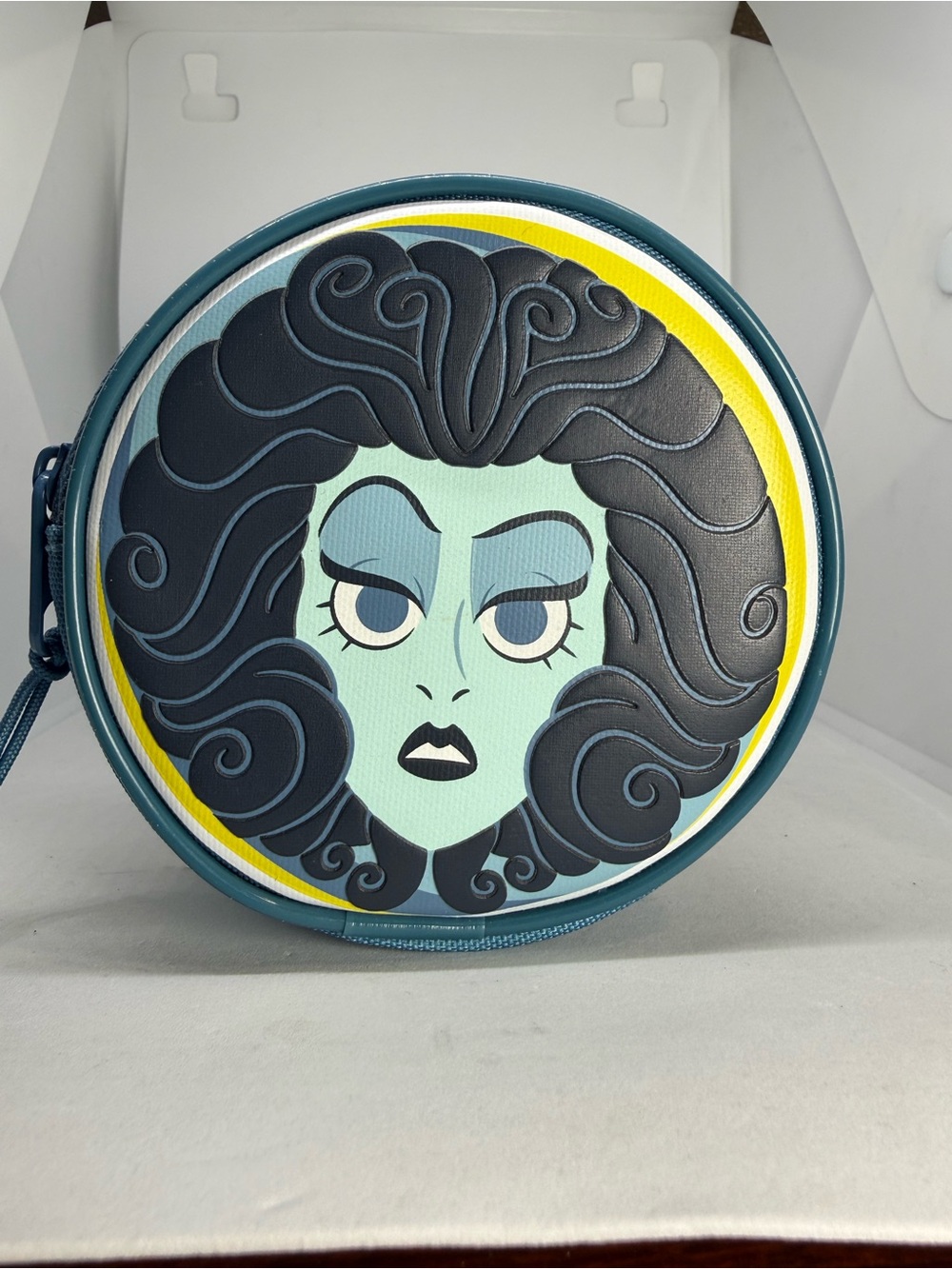 Disney Parks Madame Leota Coin Purse The Haunted Mansion w/ Clip 4" NEW Zip